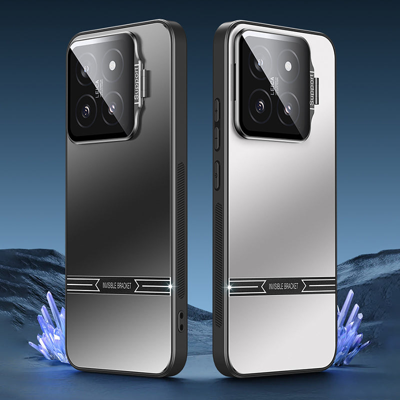 For Xiaomi 14 Matte Cell Phone Cases PC+TPU Cover with Lens Frame Kickstand For Xiaomi 14 Matte Cell Phone Cases PC+TPU Cover with Lens Frame Kickstand